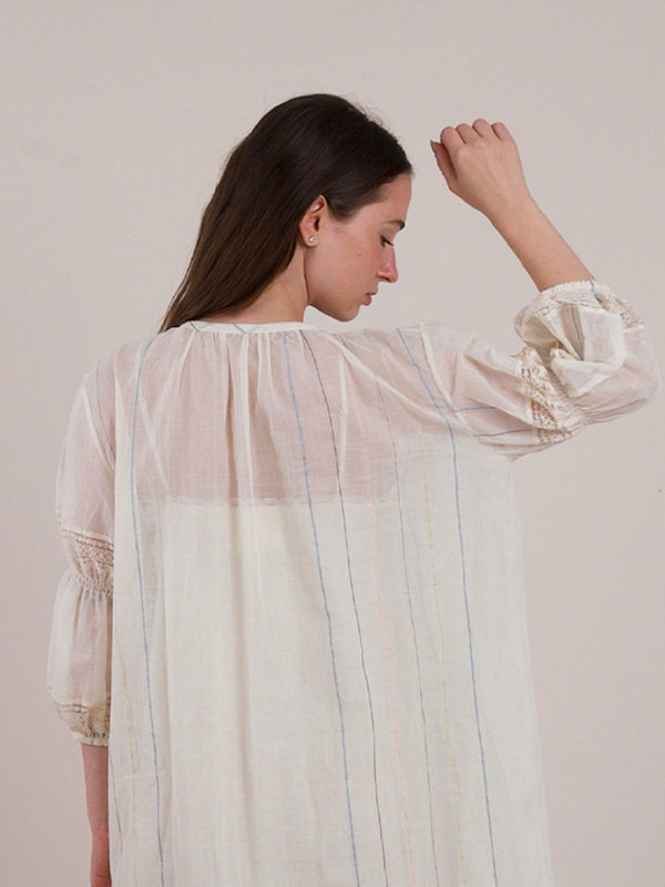 IKKIVI Lilly of the Valley Dress - White