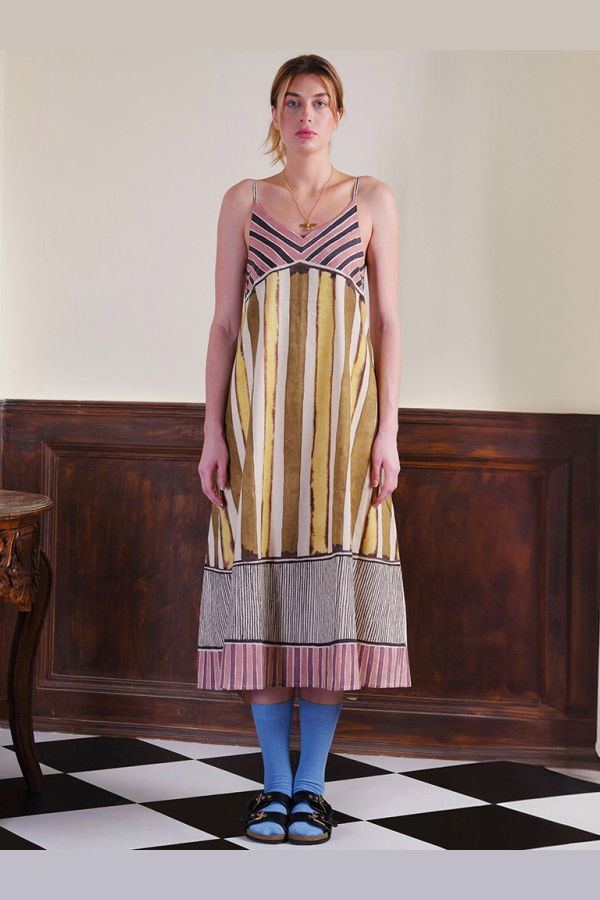 IKKIVI Lost In The Meadow Dress - Multi-Color