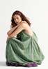 IKKIVI Madeleine Green Garden Maxi Dress - Green - Thumbnail 3