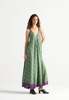 IKKIVI Madeleine Green Garden Maxi Dress - Green - Thumbnail 4