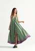 IKKIVI Madeleine Green Garden Maxi Dress - Green - Thumbnail 5