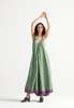 IKKIVI Madeleine Green Garden Maxi Dress - Green - Thumbnail 6