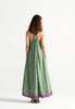 IKKIVI Madeleine Green Garden Maxi Dress - Green - Thumbnail 8