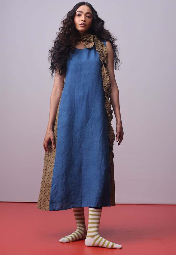 IKKIVI Monaco Dress - Indigo