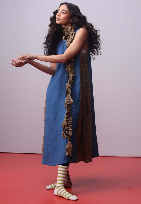 IKKIVI Monaco Dress - Indigo