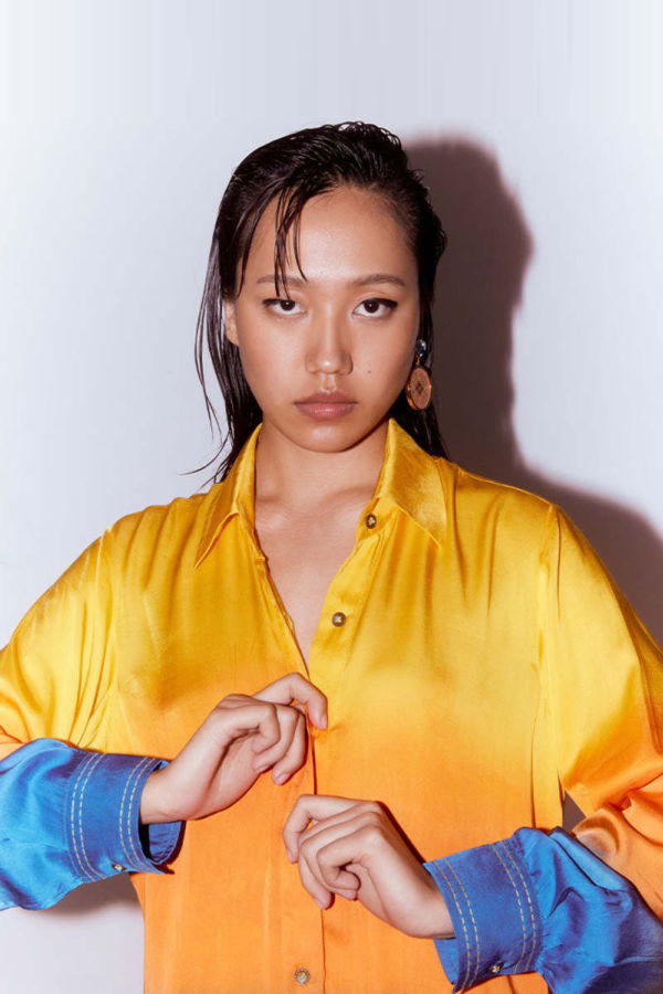 IKKIVI Ocean Leheriya Co-ord Set - Multi-Color