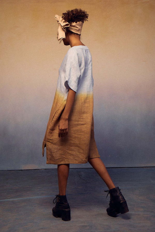 IKKIVI Ombre Block Dress