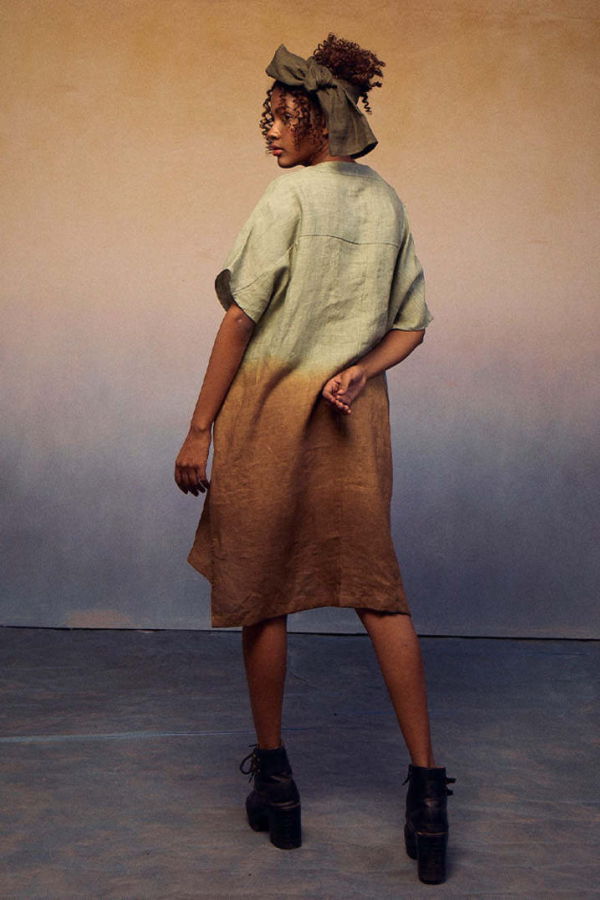 IKKIVI Ombre Block Dress