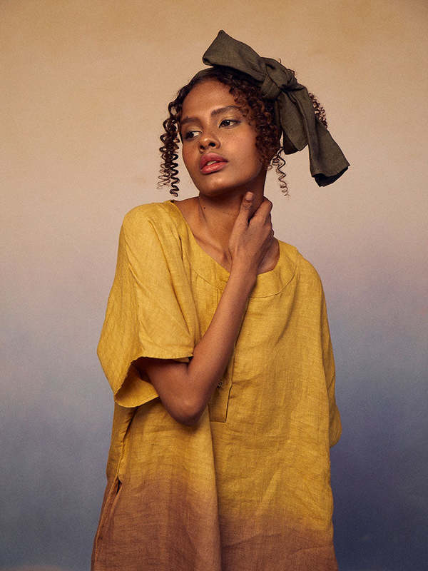 IKKIVI Ombre Block Dress