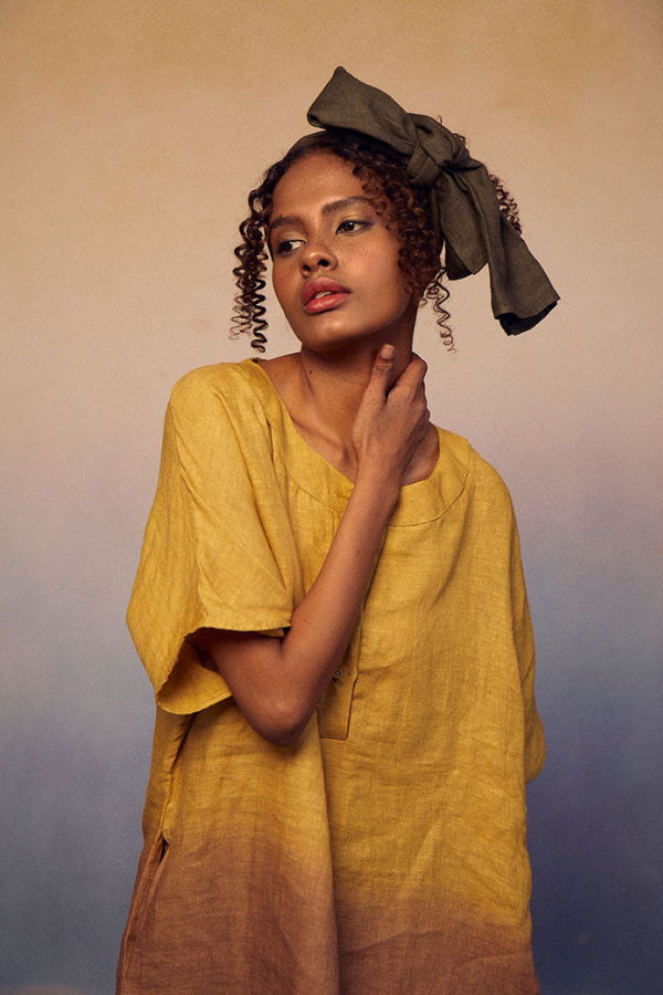 IKKIVI Ombre Block Dress