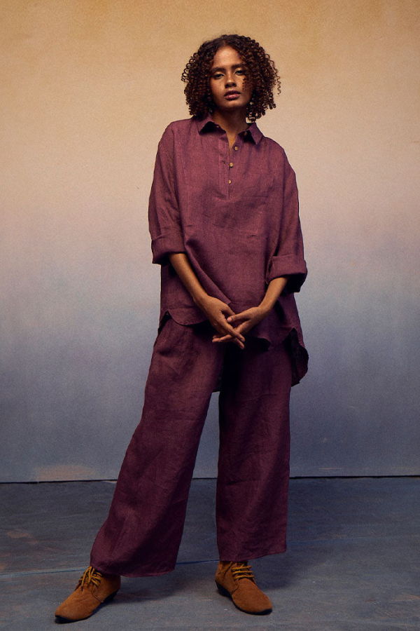 IKKIVI Oversized Plum Set - Plum