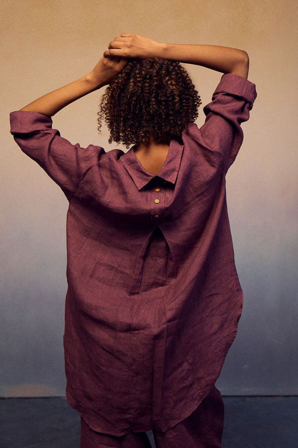 IKKIVI Oversized Plum Set - Plum