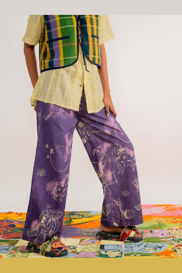 IKKIVI Padma Pants - Purple