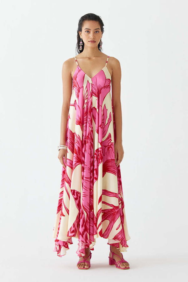 IKKIVI Aphrodite Strappy Dress - Pink