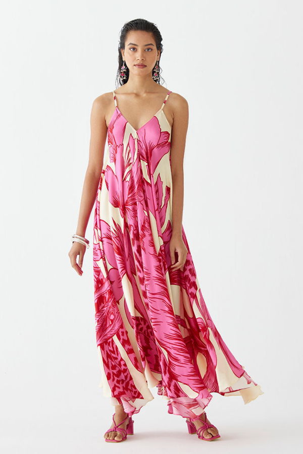 IKKIVI Aphrodite Strappy Dress - Pink