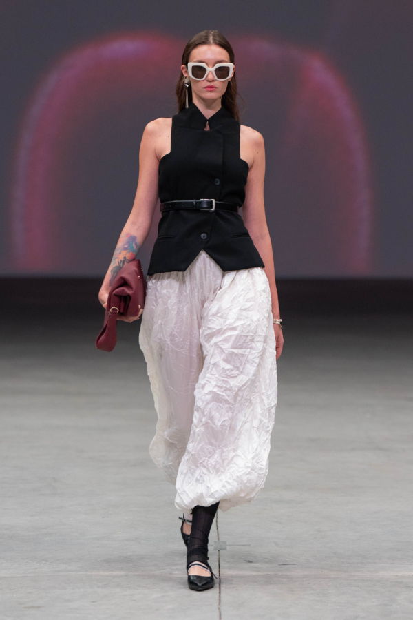 ALEJANDRA DE COSS Crush Trousers