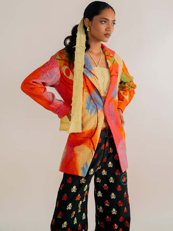 IKKIVI Raag Blazer - Multi-Color