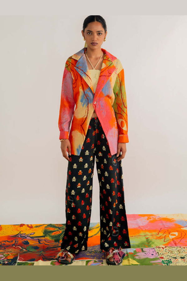 IKKIVI Raag Blazer - Multi-Color