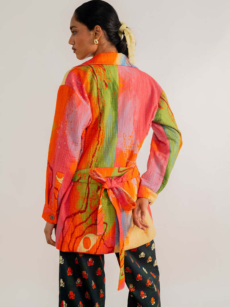 IKKIVI Raag Blazer - Multi-Color