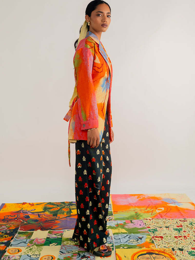 IKKIVI Raag Blazer - Multi-Color