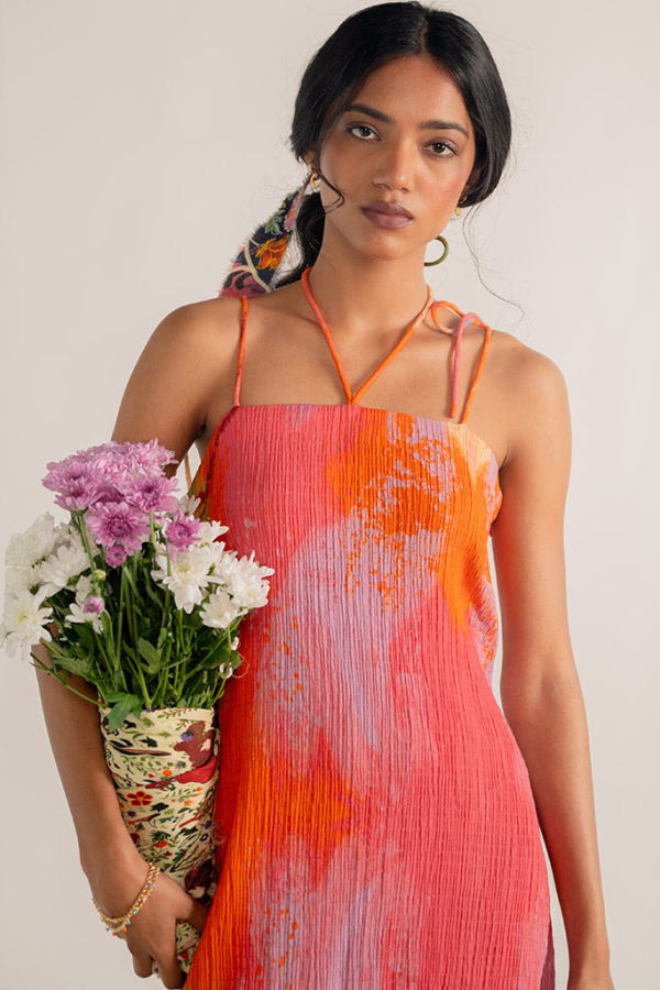 IKKIVI Raag Slip Dress - Multi-Color