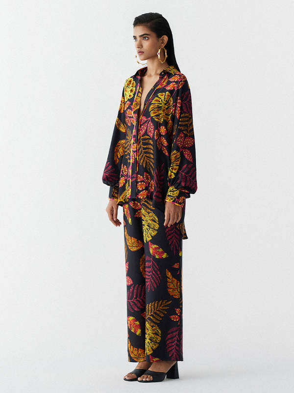 IKKIVI Rainforest Shirt & Pants Set - Black