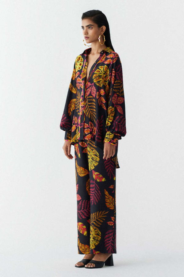 IKKIVI Rainforest Shirt & Pants Set - Black