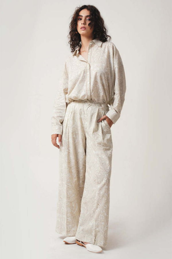 IKKIVI Rooh Greige Pants - Beige