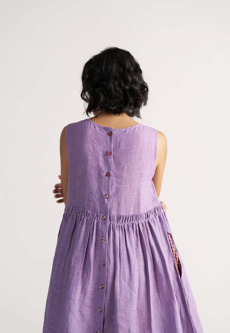 IKKIVI Simply Her Almost Purple Dress