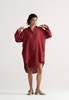 IKKIVI Sunday Classic Shirt Dress - Red - Thumbnail 3
