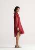 IKKIVI Sunday Classic Shirt Dress - Red - Thumbnail 4