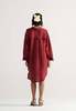 IKKIVI Sunday Classic Shirt Dress - Red - Thumbnail 6