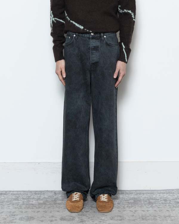 Dries Van Noten Pine Denim Pants | Garmentory