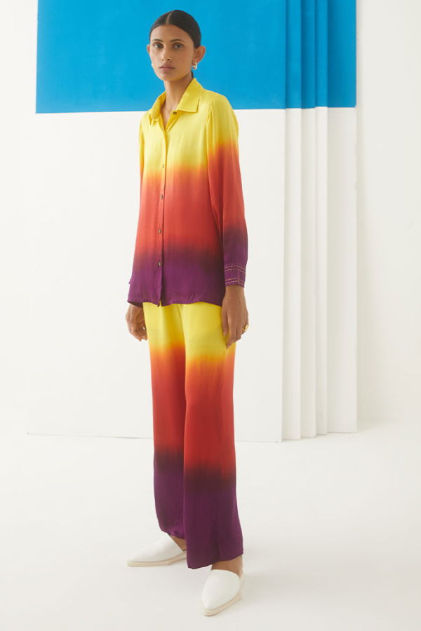 IKKIVI Sunrise Tie & Dye Co-ord Set - Multi-Color