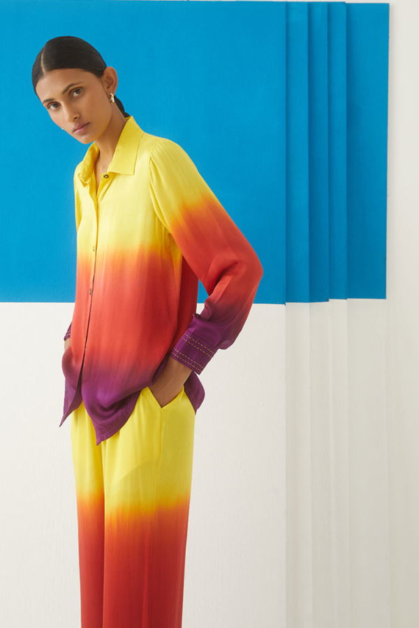 IKKIVI Sunrise Tie & Dye Co-ord Set - Multi-Color