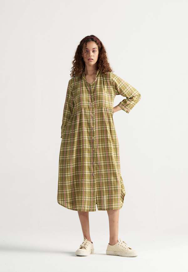 IKKIVI Table For Two Picnic Dress - Yellow