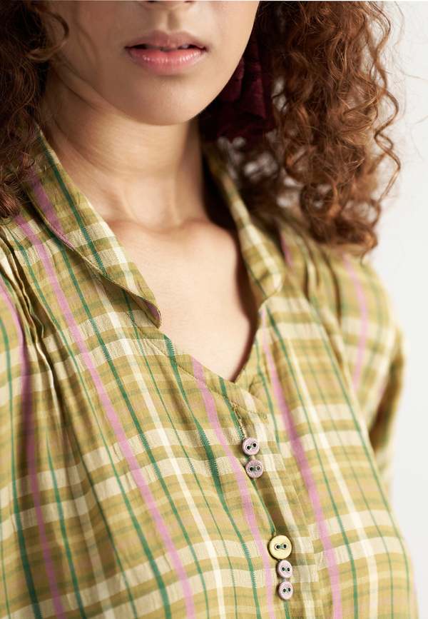 IKKIVI Table For Two Picnic Dress - Yellow