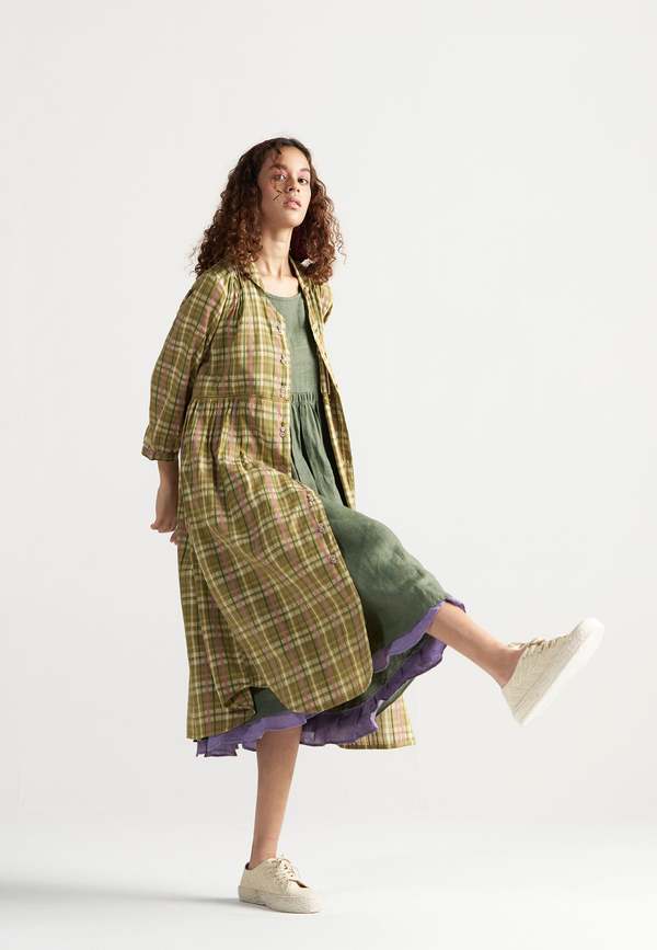 IKKIVI Table For Two Picnic Dress - Yellow