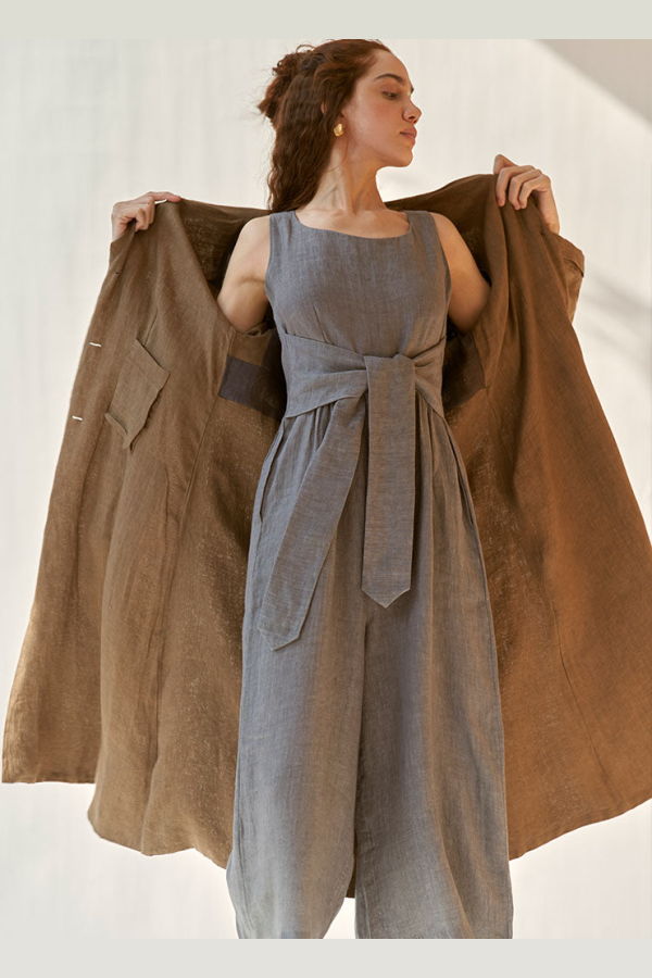 IKKIVI Trench Me Not Coat - Brown