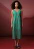 IKKIVI Turquoise Checks Dress - Aqua Green - Thumbnail 1