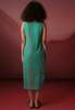 IKKIVI Turquoise Checks Dress - Aqua Green - Thumbnail 4