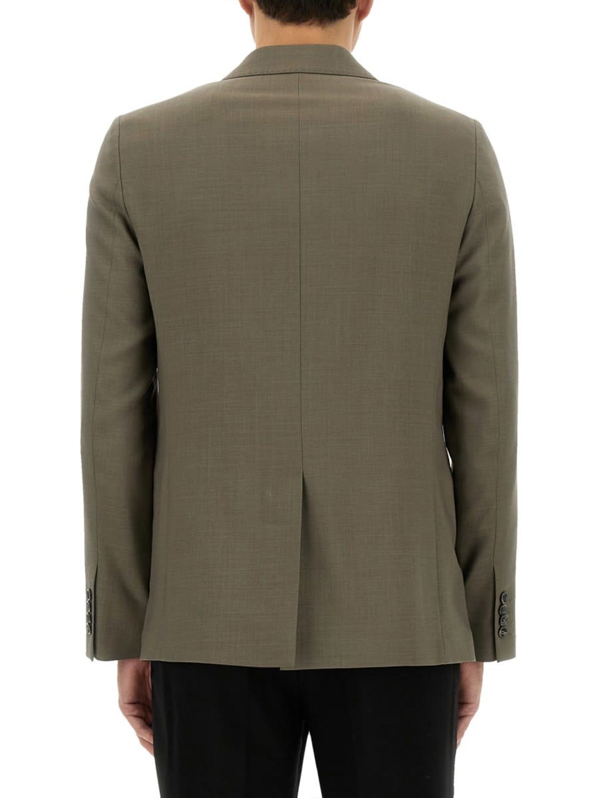 Ami Alexandre Mattiussi Two-Button Jacket - Green - Image 3 of 4
