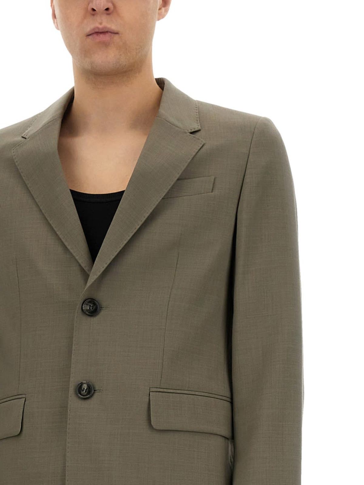 Ami Alexandre Mattiussi Two-Button Jacket - Green - Image 4 of 4