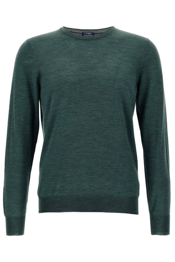 Barba Napoli Crew-neck Sweater - Green