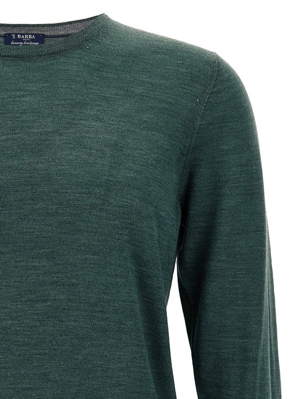 Barba Napoli Crew-neck Sweater - Green