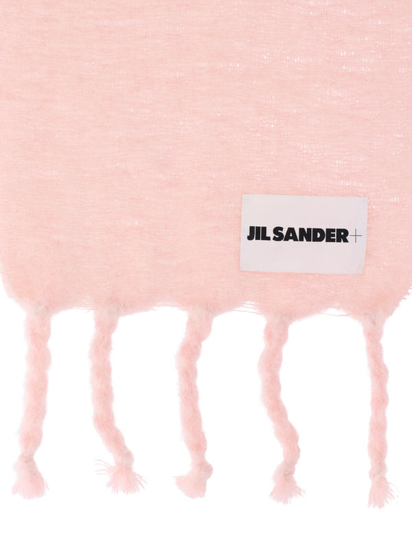 Jil Sander Mohair And Wool Scarf - Pink