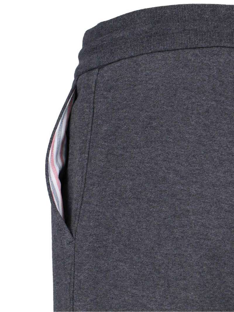 Thom Browne Loopback 4-Bar Track Pants - Gray