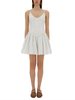 Staud Dena Mini Dress - White - Thumbnail 1