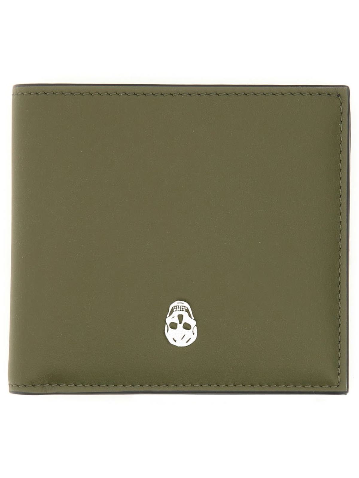 Alexander McQueen Bifold Wallet The Skull - Brown - Image 1 of 3