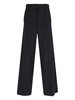 MM6 Maison Margiela Wide Pants - Black - Thumbnail 1